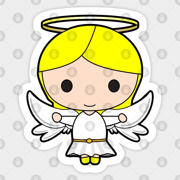 Cute Angel Sticker by Markaneu